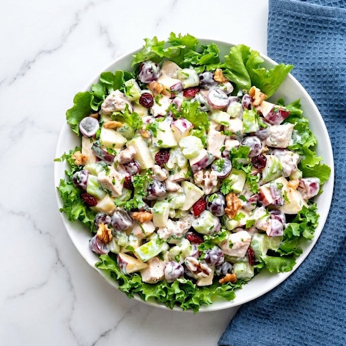 Classic Waldorf Salad with Chicken