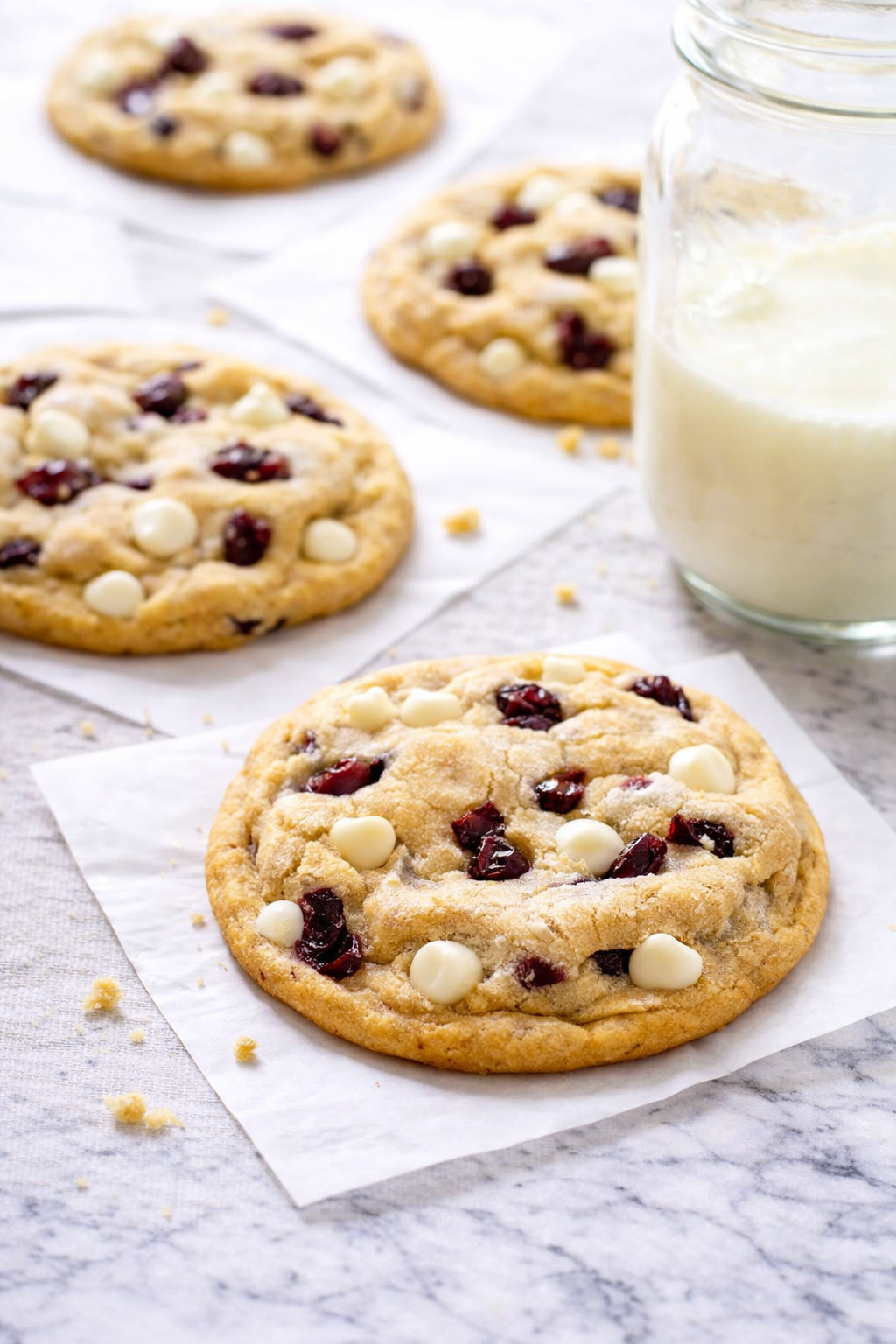White Chocolate Cranberry Cookies